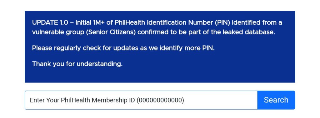 Check Your PhilHealth Data Security with NPC's "Na-leak ba ang PhilHealth Data ko?" Portal 2 PSX 20231014 052059