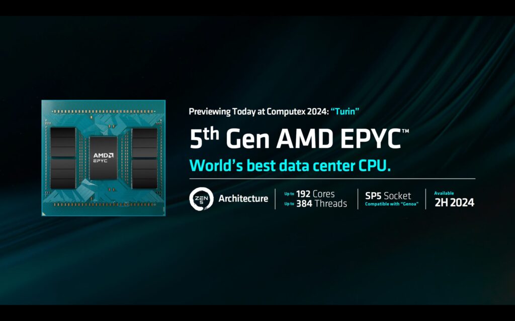 AMD Unveils Next-Generation AI and High-Performance Computing Solutions at Computex 2024 2 5th Gen AMD EPYC Processors