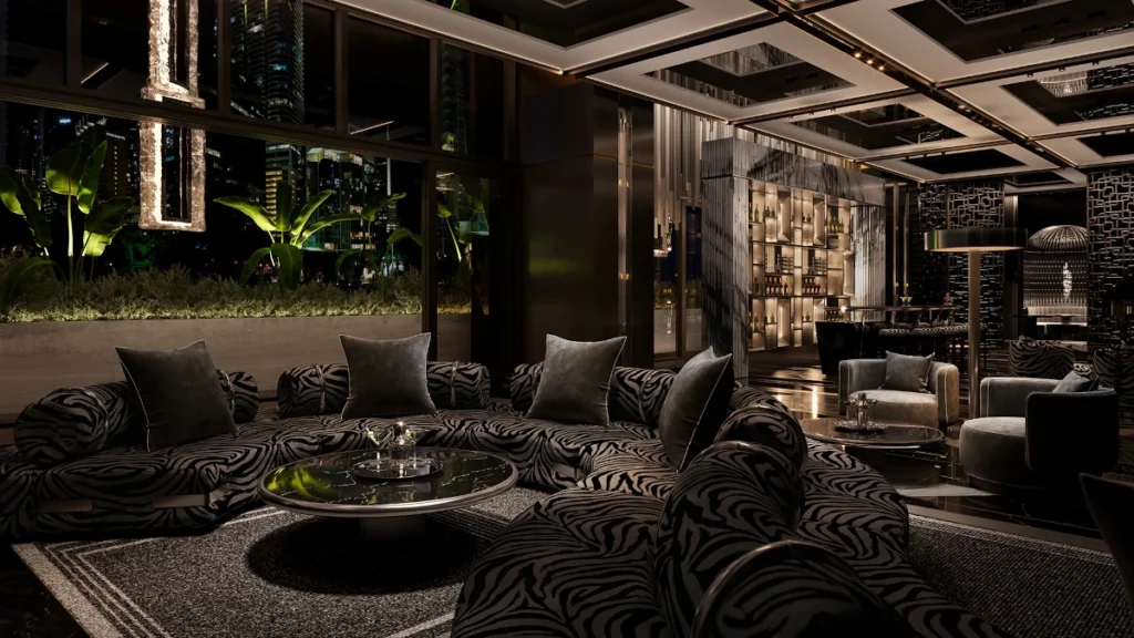 Dolce&Gabbana's Bold Foray into Real Estate: A Luxurious Vision in Miami 3 Dolce&Gabbana 888 Brickell Lounge Bar
