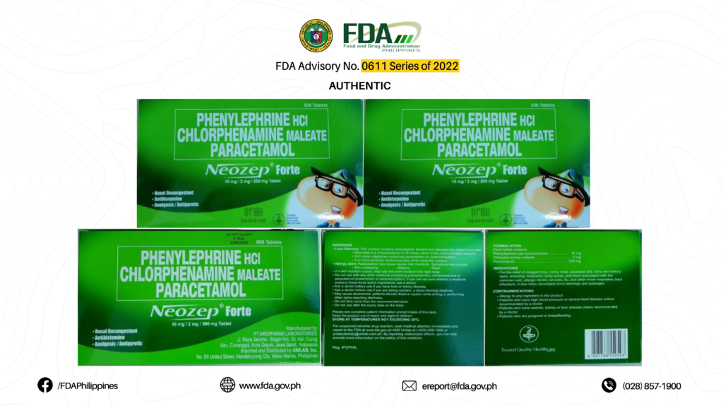Counterfeit Drugs Alert: 13 Fake Medications to Avoid According to the FDA 15 FDA Advisory No.2022 0611 15