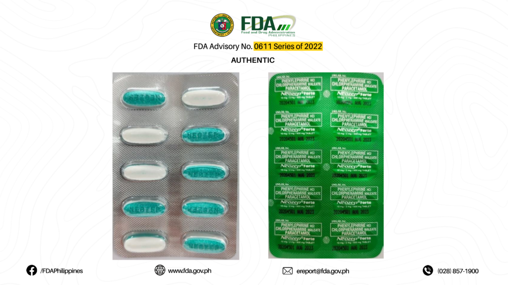 Counterfeit Drugs Alert: 13 Fake Medications to Avoid According to the FDA 17 FDA Advisory No.2022 0611 17