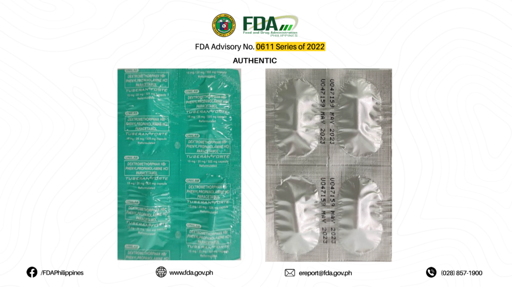 Counterfeit Drugs Alert: 13 Fake Medications to Avoid According to the FDA 21 FDA Advisory No.2022 0611 21