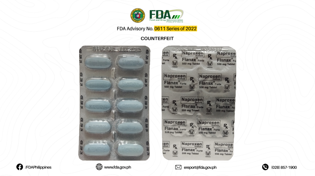 Counterfeit Drugs Alert: 13 Fake Medications to Avoid According to the FDA 24 FDA Advisory No.2022 0611 24