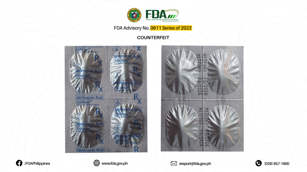 Counterfeit Drugs Alert: 13 Fake Medications to Avoid According to the FDA 26 FDA Advisory No.2022 0611 26