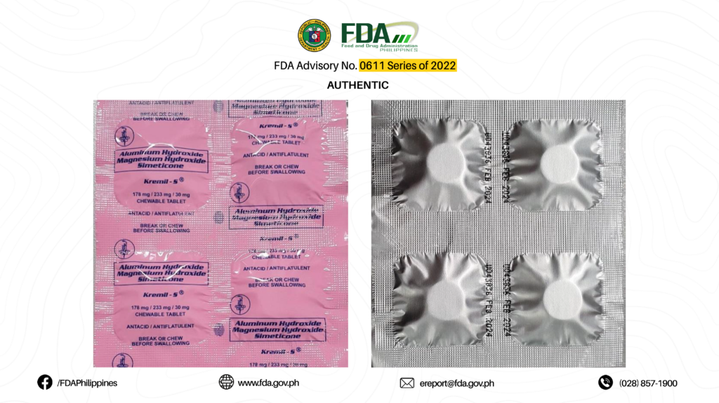 Counterfeit Drugs Alert: 13 Fake Medications to Avoid According to the FDA 35 FDA Advisory No.2022 0611 35