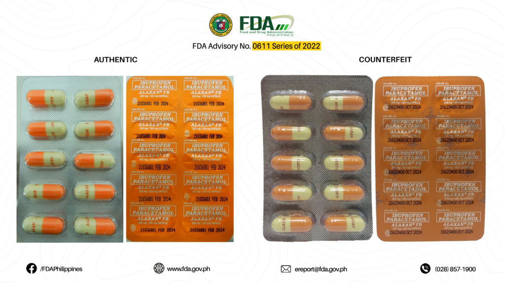 Counterfeit Drugs Alert: 13 Fake Medications to Avoid According to the FDA 7 FDA Advisory No.2022 0611 7