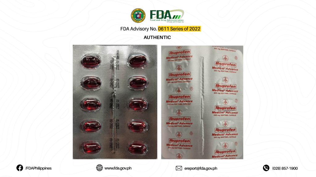 Counterfeit Drugs Alert: 13 Fake Medications to Avoid According to the FDA 9 FDA Advisory No.2022 0611 9