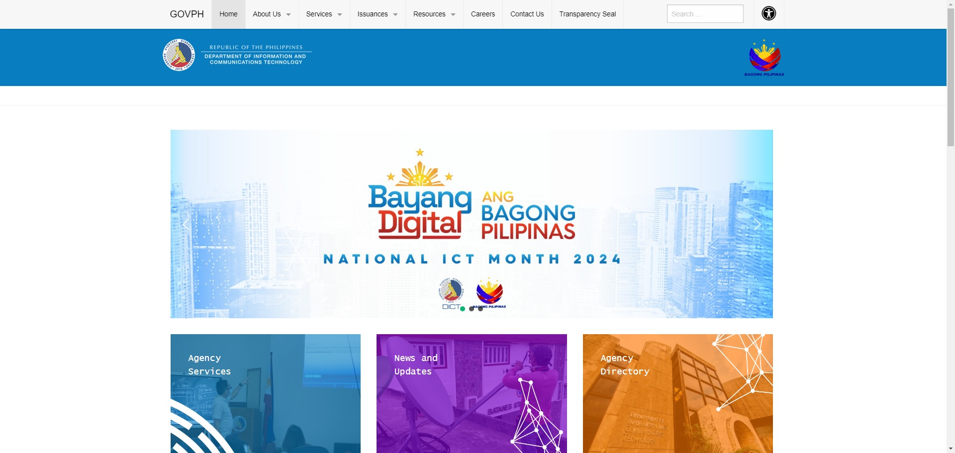 DICT website