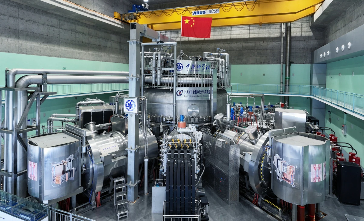China's 'Artificial Sun' Breaks New Record in Fusion Energy Research 19 EAST maintained a steady-state high-confinement plasma operation for 1,066 seconds on Monday. (Image by HFIPS)