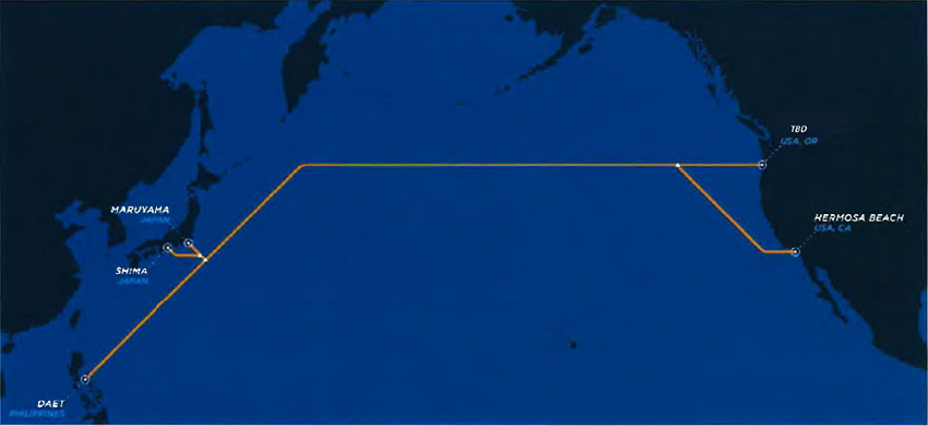 The JUPITER Cable System (main trunk) was ready for service in May 2021, its Philippines Branch ready for service in July 2022. 