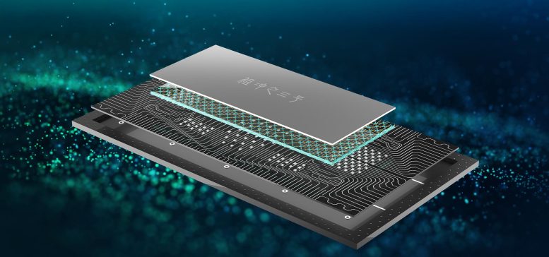 China's Quantum Leap: The Rise of Zuchongzhi-3 and the Future of Computing 15 Schematic diagram of the Zuchongzhi-3 chip. 105 qubits and 182 couplers are integrated on the same chip to perform quantum random circuit sampling tasks. Credit: USTC